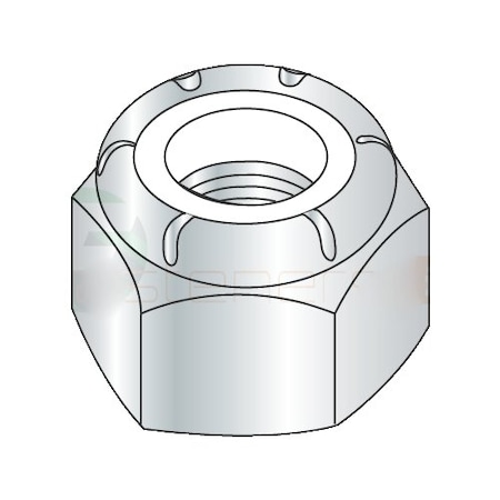 Newport Fasteners Nylon Insert Lock Nut, #8-32, Steel, Zinc Plated, 5000 PK NB305011B-5000